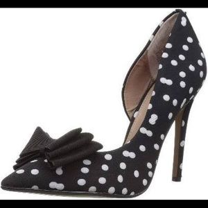 Betsey Johnson. Prince D’Orsay. Polka dots